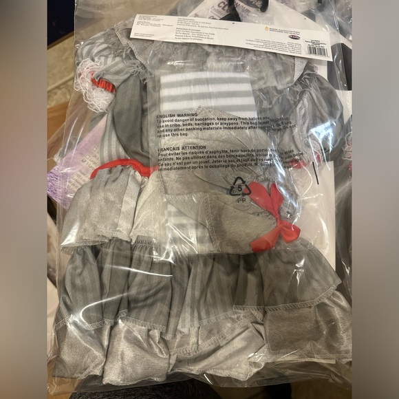 FAST Ship!! Fun World Carnival Creepy Clown Kids Halloween Costume S/L/XL NWT - Picture 7 of 9